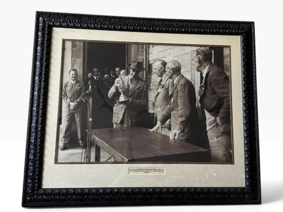 1946 British Open Victory Framed Photograph