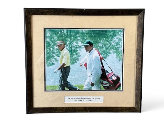 Sam Snead Masters Par-3 Framed Photo Print