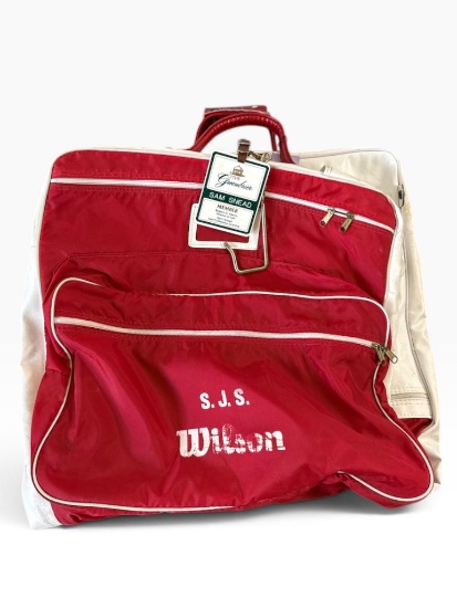 Signed Sam Snead Greenbrier Wilson Garment Bag