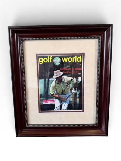 Sam Snead Signed 1978 Golf World Magazine Print