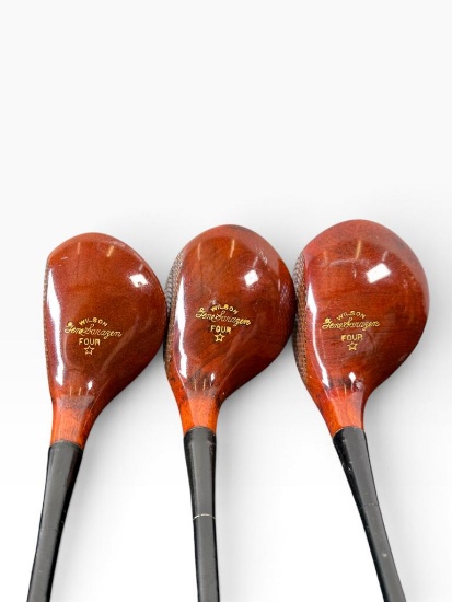 Wilson Gene Sarazen Four Star Persimmon Woods