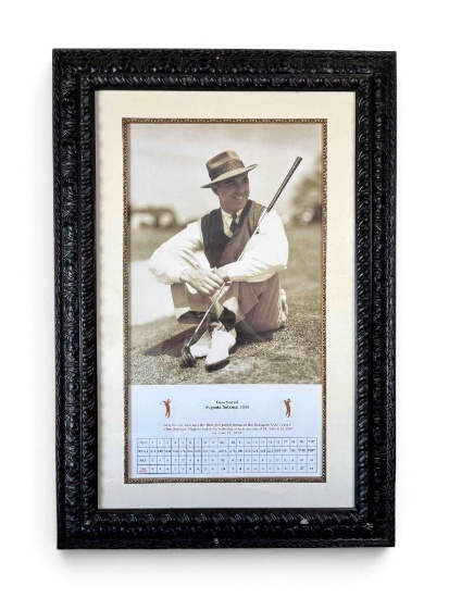 1938 Augusta National Sam Snead Framed Print