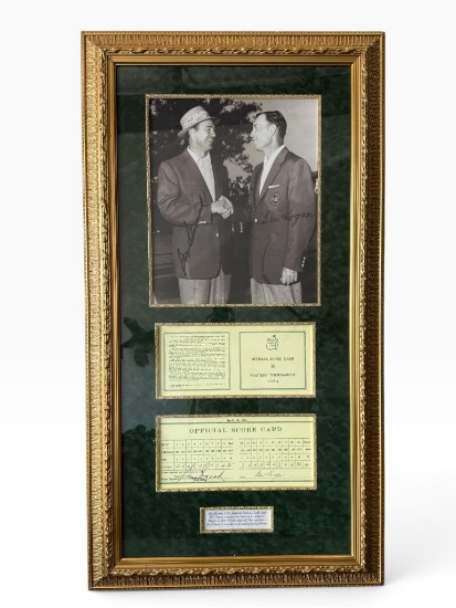 1954 Masters Playoff Commemorative Display