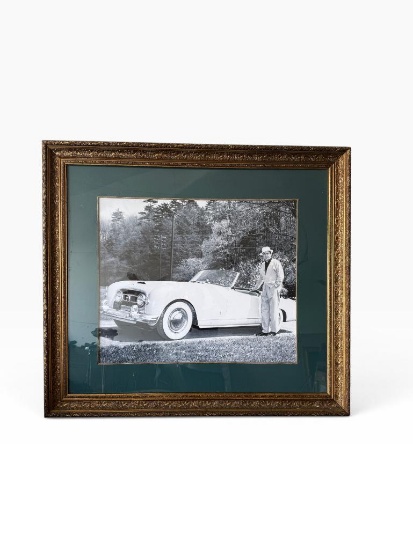 Sam Snead & 1957 Nash Healey Framed Photo Print