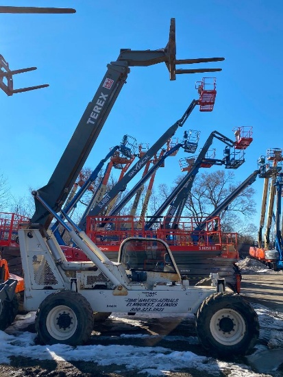 Terex TH844C turbo Rough Terrain Telehandler (S/N 45430, Year 2004), with 44' Lift Height, 30' Max