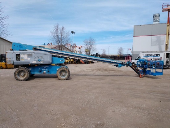 Genie S-85 Rough Terrain Boom Lift (S/N S85908090, Year 2009), with 85' Platform Height, 77'6"