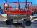 Skyjack SJ7127 Rough Terrain Scissor Lift (S/N 343084, Year 2006), with 33' Working Height, 27'