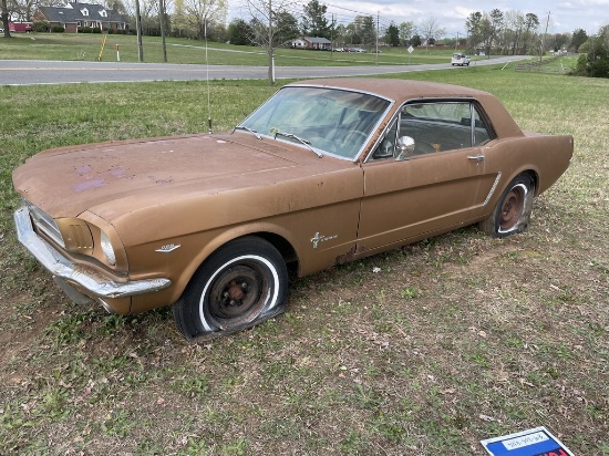 1965 FORD MUSTANG Hardtop w/ Automatic Transmission Not Running, Body Rust, 59k Miles
