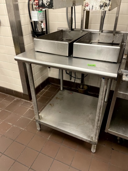 36" x 30" Stainless Steel Prep Table