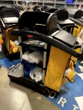RubberMaid Commercial Rolling Cleaning Cart