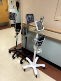 Lot of 3 Rolling Blood Pressure Monitors