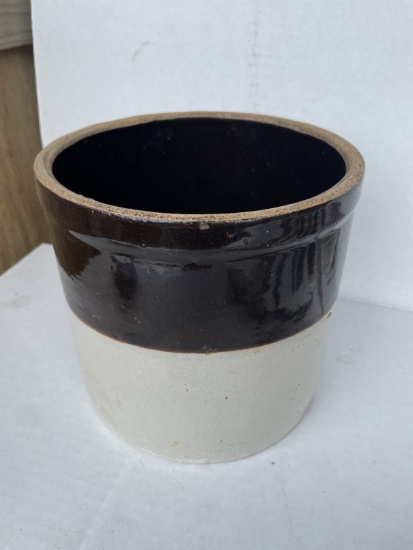 Antique Stoneware Crock In Decent Condition