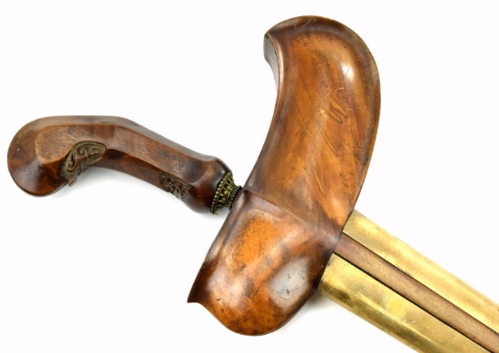 Good early 20th C. Indonesian Java KERIS Dagger ~ Layered Damascus Steel Blade.