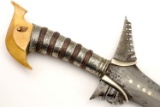 Very Good 19th C. Philippine Maguindanao Datu's KRIS Sword ~ Twistcore Damascus Blade ~ Fine Large C
