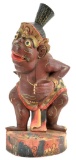 Nice 20th C. Indonesian Bali Carved Wood KERIS Dagger Holder.