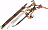 Very Good early 20th C. Indonesian MANDAU Parang Ihlang Sword ~ Borneo Dayak Headhunters ~ Good Qual