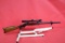 FALLING BLOCK SINGLE SHOT .22H RIFLE W/ WEAVER SCOPE