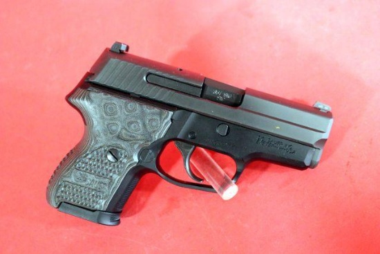 SIG SAUER P224 357CAL SEMI AUTO PISTOL W/ 4 MAGS
