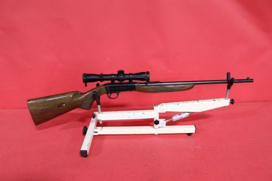 BROWNING SA22 .22LR SEMI AUTO RIFLE W/ LEUPOLD SCOPE