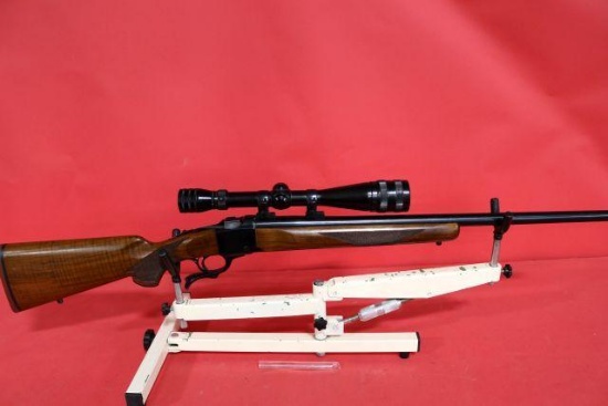 RUGER NO1 22-250 FALLING BLOCK RIFLE W/ REDFIELD SCOPE