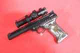 SMITH & WESSON MOD 22A-1 .22LR SEMI AUTO PISTOL W/ SCOPE
