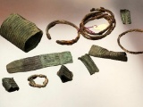 Lot of Brass + Iron Bracelets, Ornaments, Beads, Strickler Site Lancaster Co., PA