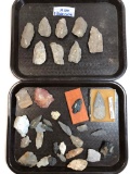 SITE LOT of Points and Artifacts from 