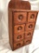 8 Drawer Wood Spice Cabinet, 19