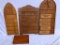Vintage Church Signs with wooden Box, Numbers, Cards UNABLE TO SHIP