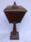 Antique Church Wooden Colleciton Pedastool Box Stand UNABLE TO SHIP