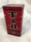 Rare Vintage T & B Tobacco Tin, Imported Lumatra Wrap, Long Filler, WM Teage and Co. Ohio, Graphics