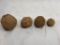 Cannonball Grapeshot Local York County Finds 30+ years ago, Revolutionary War, 4 Different Sizes