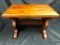 Handmade Small Trestle Table Date 1978, 12.5