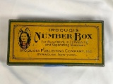 Iroquois Tin Number Box- Number Included