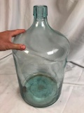 Dated 1930's Blue Glass Water Cooler, 21