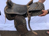 Show Saddle, Western, Complete, From Whyoming Museum UNABLE TO SHIP