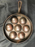 Griswold #32 Corn Muffin Cast Iron Mold, 1860's-90s.14 1/4