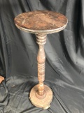 Old Wooden Pedestle, Table, 37