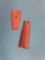 Pair of Catlinite Beads, From Lancaster PA Collection, Longest is 3/4