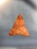 Colorful Variegated Jasper Triangle Point, Pennsylvania Collection