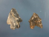 Pair of Bifurcates, Chalcedony, Chert Berks Co., PA Ex: Flannigan, Longest 1 3/8