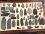 Lot of 48 Arrowheads/Artifacts Found in Chambersburg, PA, Longest 4.5