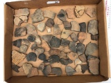 Miller Site Lot of Pottery, Iroquoian, Earlier, Mostly Rim Design Pieces, Ex: Stecewicz Collection