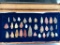 Frame of 32 Central States + Southeastern US Arrowheads, Longest 3 7/8