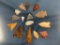 Lot of 14 Fine and Colorful Arrowheads, Found in Pennsylvania, Longest 2 3/16