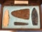 HIGHLIGHT Clemson Island Artifacts, Paleo Agate Basin, Jasper Blade, Points, Ex: T. Enders, 3 3/4