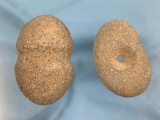 CA Pair of Net Weights, Grooved and Drilled Examples, Longest 3 3/4