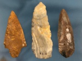 Lot of Blades and Jasper Dickinson Point, Midwest, Longest 4 1/4