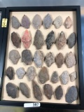 Lot of 31 Broad-Based Arrowheads, Morrow Moutain, Kohens, York, Lancaster County Ex: Hueter Collecti