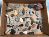 Lot of 50+ Arrowheads, Found in Pennsylvania, Longest 4